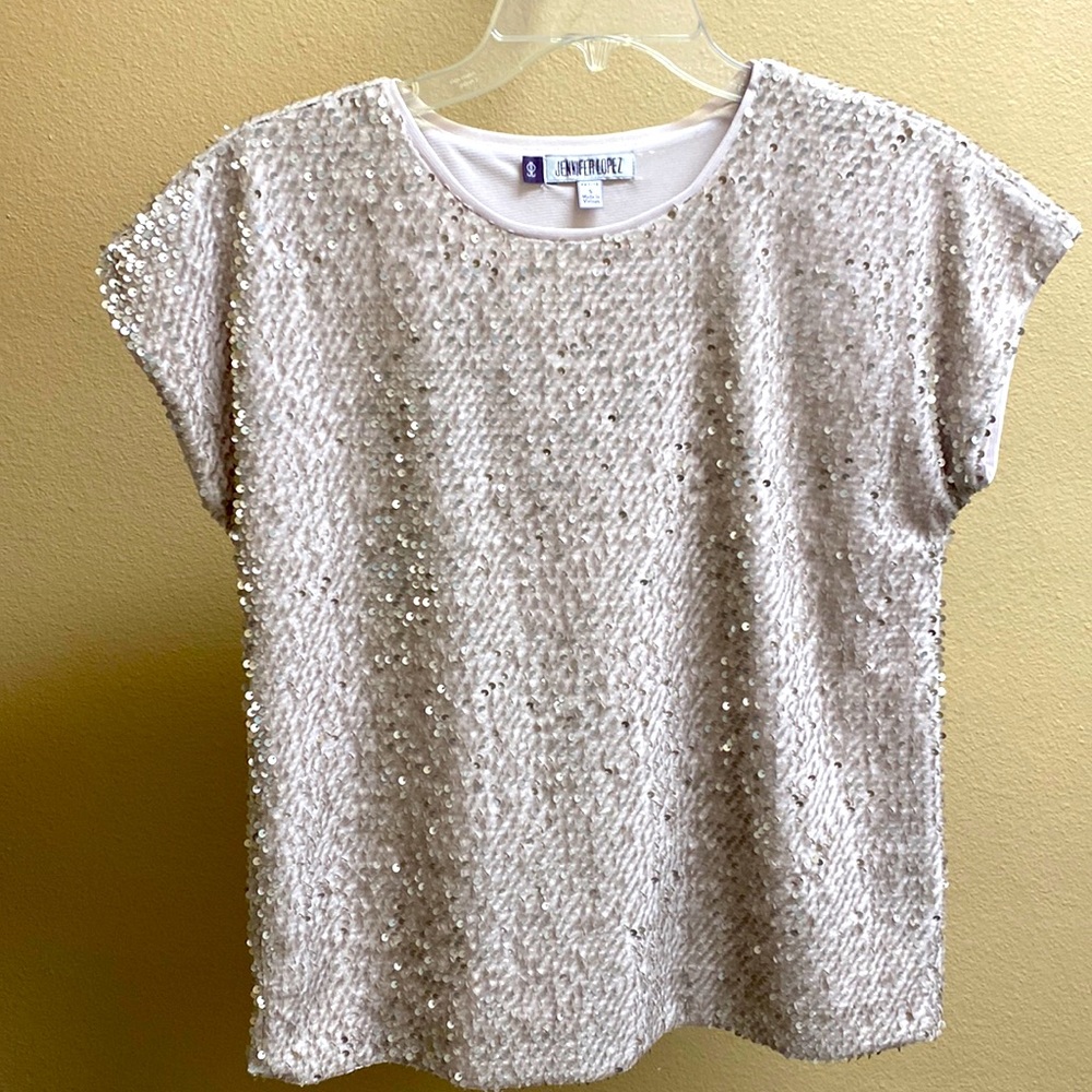 Jennifer Lopez Sequin Top